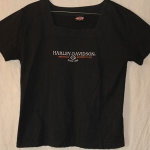 Harley Davidson T-shirt womens see through